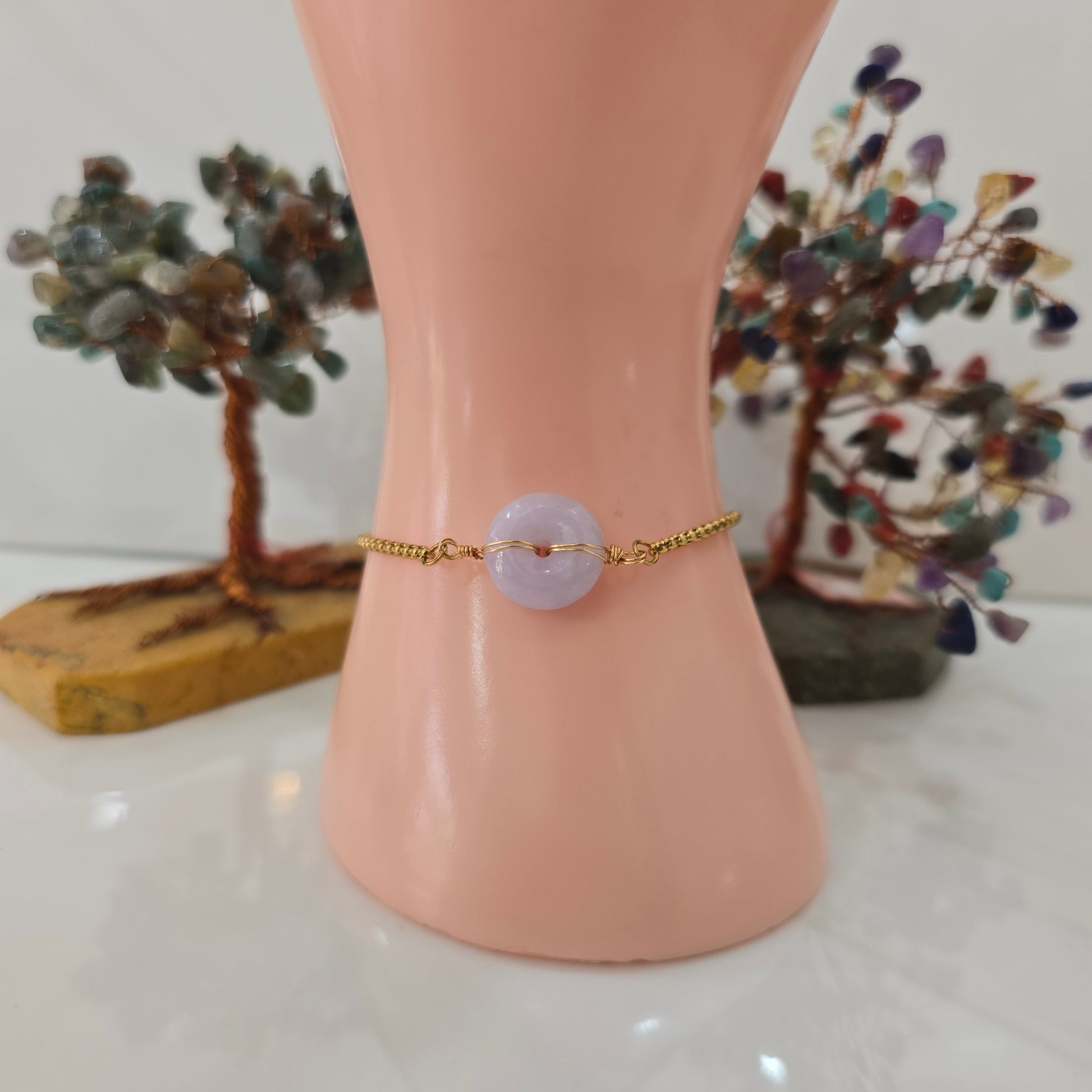 Lavender Jade Bracelet