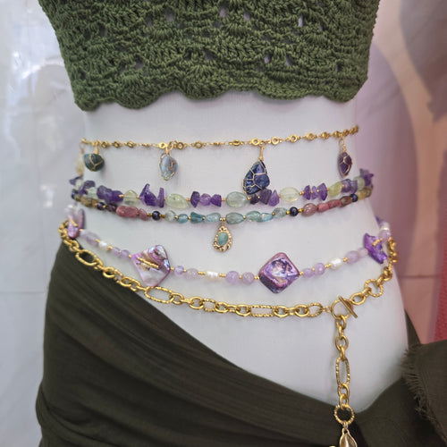 7 Chakra waist chain