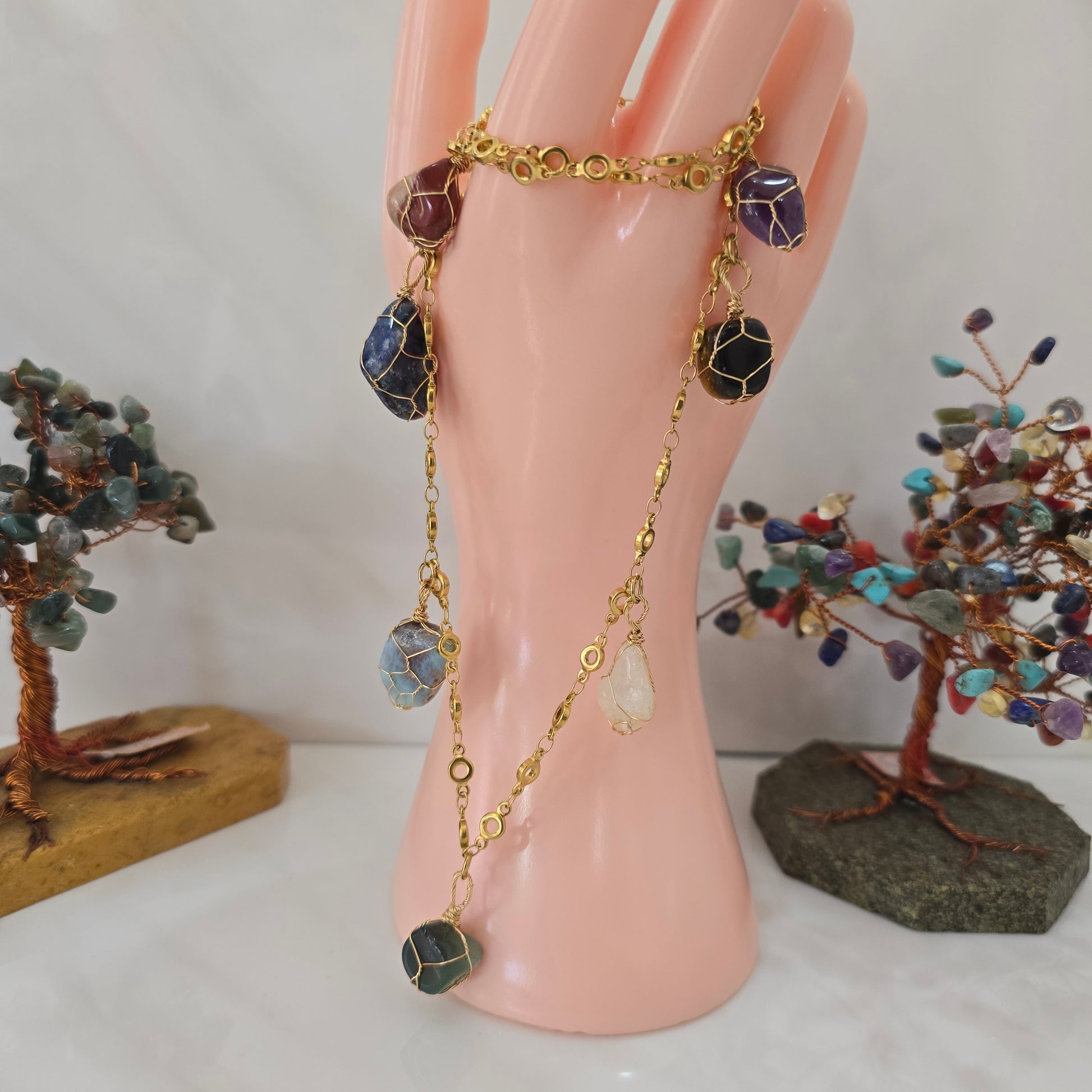 7 Chakra waist chain