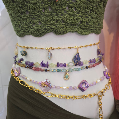 7 Chakra waist chain